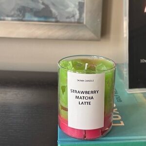 Strawberry Matcha Latte Scented Candle